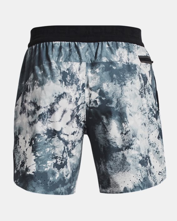 Men's UA Train Anywhere Printed Shorts in Blue image number 7
